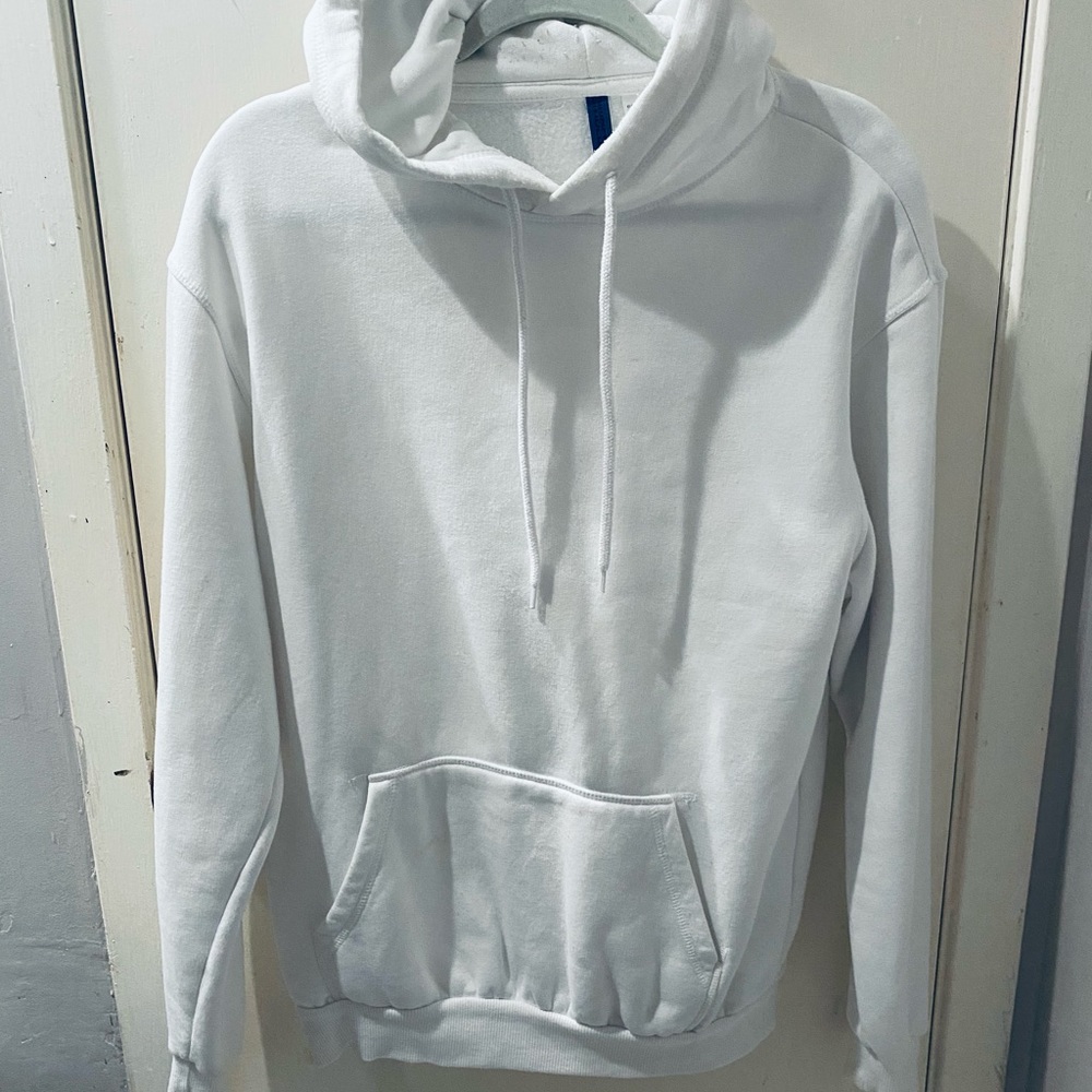ALL white hoodie